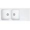 Franke Evier résine 2 bacs ETIK 116 x 50 cm blanc