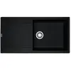 Evier en synthèse ONYX - MRG611-XL - Noir - A encastrer - Bonde 90mm - Antibactérien