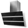Faber Hotte décorative inclinée 80cm 68db 730m3/h noir/inox - 5513357