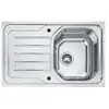 Mepamsa évier Avec égouttoir Cuadro 79.50 Inox