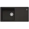FRANKE Evier 1 grand bac, 1 égouttoir MALTA ONYX