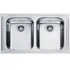 FRANKE évier avec 2 bacs LOGICA LINE LLX 620-L (Inox satiné - Acier)