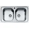 Mepamsa Double évier Cuadro 79.50 Inox