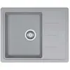FRANKE Evier 1 bac, 1 égouttoir compact MALTA PLATINIUM