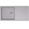 FRANKE Evier 1 grand bac, 1 égouttoir MALTA PLATINIUM