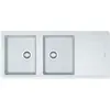 Franke - Evier Titan Tectonite TTD621 - Blanc Artic (moucheté)