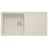 FRANKE Evier granit 1 bac MALTA 97 x 50 cm taupe