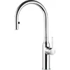 KWC Sin Mitigeur de cuisine pivotant, avec douchette extractible, 10.261.102.000FL,