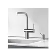 KWC Livello Mitigeur de cuisine pivotant, avec douchette extractible, 10.231.103.700FL,