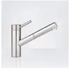 KWC Inox Mitigeur de cuisine pivotant, avec douchette extractible, 10....