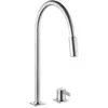 KWC Era 1, mitigeur de lavabo, acier inoxydable