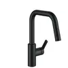 KWC Luna-E Mitigeur de cuisine pivotant, avec douchette extractible, 1...