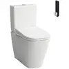 LAUFEN Cleanet Meda WC japonais au sol avec Silent Flush et abattant, ...
