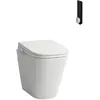 LAUFEN Cleanet Meda WC japonais au sol avec Silent Flush et abattant, ...