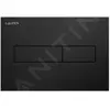 Laufen - ineo - Plaque de déclenchement, noir mat H9001117160001