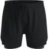 Odlo Short de running 2-en-1 5 inch avec imprimé hyper mapping Zerowei...