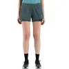 Odlo Zeroweight 3inch 2in1 Short De Running Femmes - Gris Foncé, Taille XL