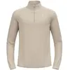 Pull running homme odlo zeroweight warm 2 0 1 2 zip beige