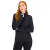 Odlo Zeroweight Warm 2.0 1/2 Zip vêtement running femme Noir M