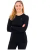 Odlo T-shirt technique à manches longues Merino 160 pour femme, S, noir