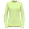 Odlo X-Alp PW 115 Haut Manches Longues Femmes - Jaune Lemon, Taille L