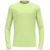 Odlo T-shirt à manches longues de trail running X-Alp Performance Wool 115 pour homme, XXL, vert