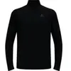 Odlo Veste de running à col zippé Essentials pour homme, XXL, noir