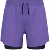Odlo Zeroweight 5in 2in1 Short De Running Hommes - Violet, Taille XL