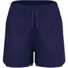 Odlo Short de running 2 en 1 imprimé 3 inch Zeroweight pour femme, S, bleu