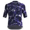 Odlo Maillot de cyclisme imprimé à zip intégral Zeroweight Pro Chill-Tec pour homme, M, purple