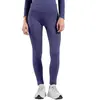 Odlo Collant de running Essentials Warm 2.0 pour femme, L, navy