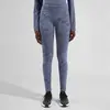 Collant long Odlo ZeroWeight Print Reflective gris foncé femme. - XS
