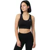 Odlo Essential Bralette Print Soutien-gorge Sport Femmes - Noir, Taille XS