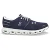 On Running Femme Cloud 6 Sneaker, Minuit/Blanc, 46 EU