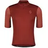 Scott - Gravel 10 S/S - Maillot de cyclisme taille L, rouge