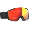Masque Scott Ski Shield LS avec verre Light Sensitive Red Chrome rouge