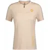 Scott - Women's Tee Trail Vertic Zip S/S - Maillot de cyclisme taille XS, beige