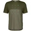 Scott Trail Flow DRI SS Tee - T-shirt homme Fir Green / Hay Green S