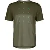 Scott Trail Flow DRI SS Tee - T-shirt homme Fir Green / Hay Green M