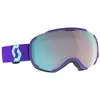 Masque Scott Faze II violet avec lentille Enhancer Aqua Chrome