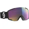 Scott - Masque de ski - Shield Mineral Black / White / Illuminator Blue Chrome  - Noir