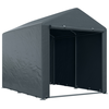 MOSELOTA Tente de garage 1,6x2,18x1,72m, avec protection uv, porte à f...