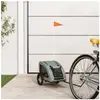 Remorque de vélo pour chien ZERODIS - Gris - Capacité de charge maxima...