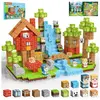 Construction Magnetique Enfant 100 Pièces 2Cm Magnetic Blocks 3+ Jeux ...