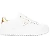 GUESS Femme DENESA12 Sneaker, White Gold, 36 EU