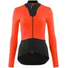 Maillot Assos Dyora à manches longues rouge foncé noir femme - M