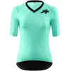 Maillot Assos Dyora RSV S11 manche courte vert turquoise femme - L