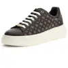 Basket Guess Elbina Femme Marron