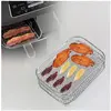 TRAHOO Air Fryer Rack Pour Dual Airfryer - Support De Déshydratation Pour Friteuse À Air Chaud Avec Double Panier   Rack Multi