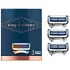 Gillette King neck razor blades x 3 cartridges